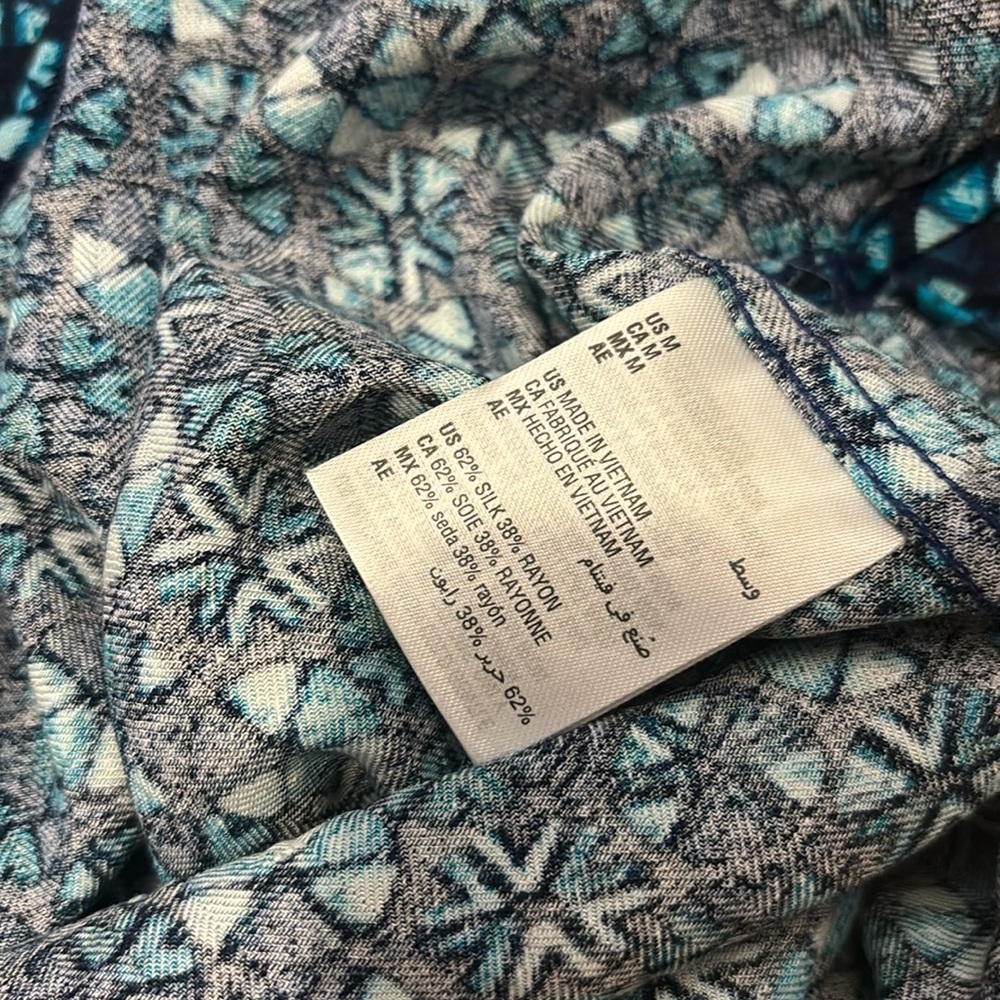 Blue Patterned Button Down - image 3